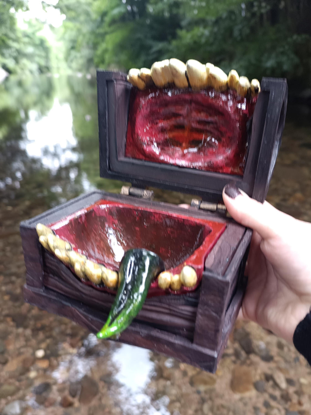 Mimic Box JDR RPG - detail finition - OtterCraft