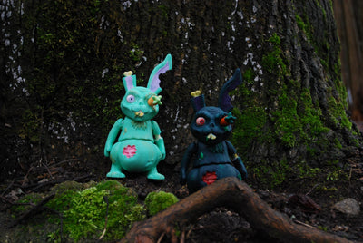 Lapin Zombie Glauque Dark Fantasy - Zombunny