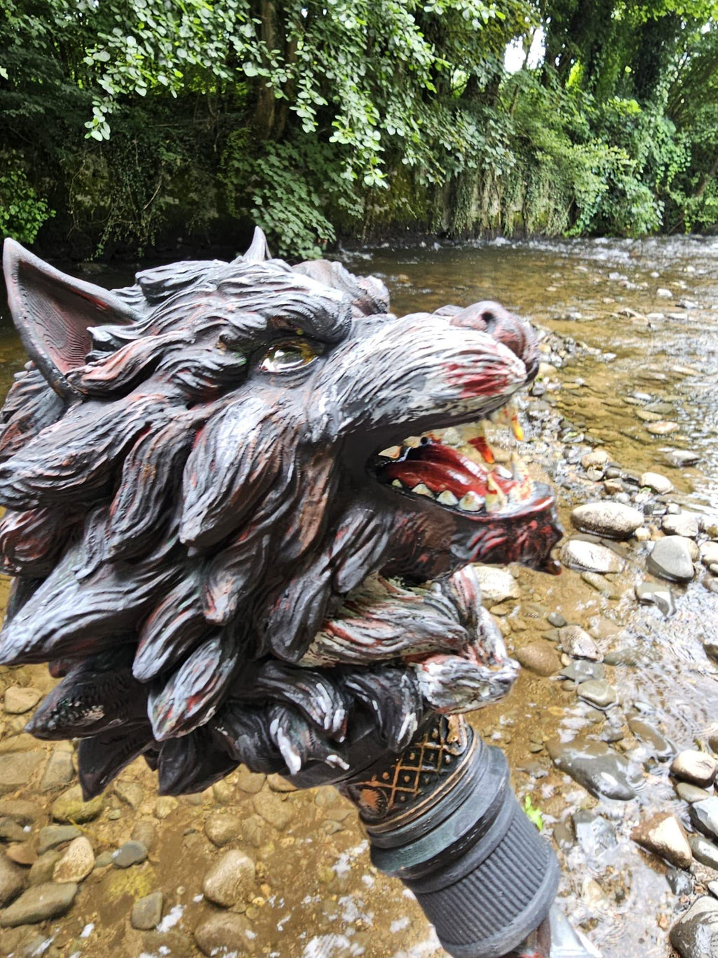 Masse armes Fenrir cosplay LARP - vue complete - OtterCraft