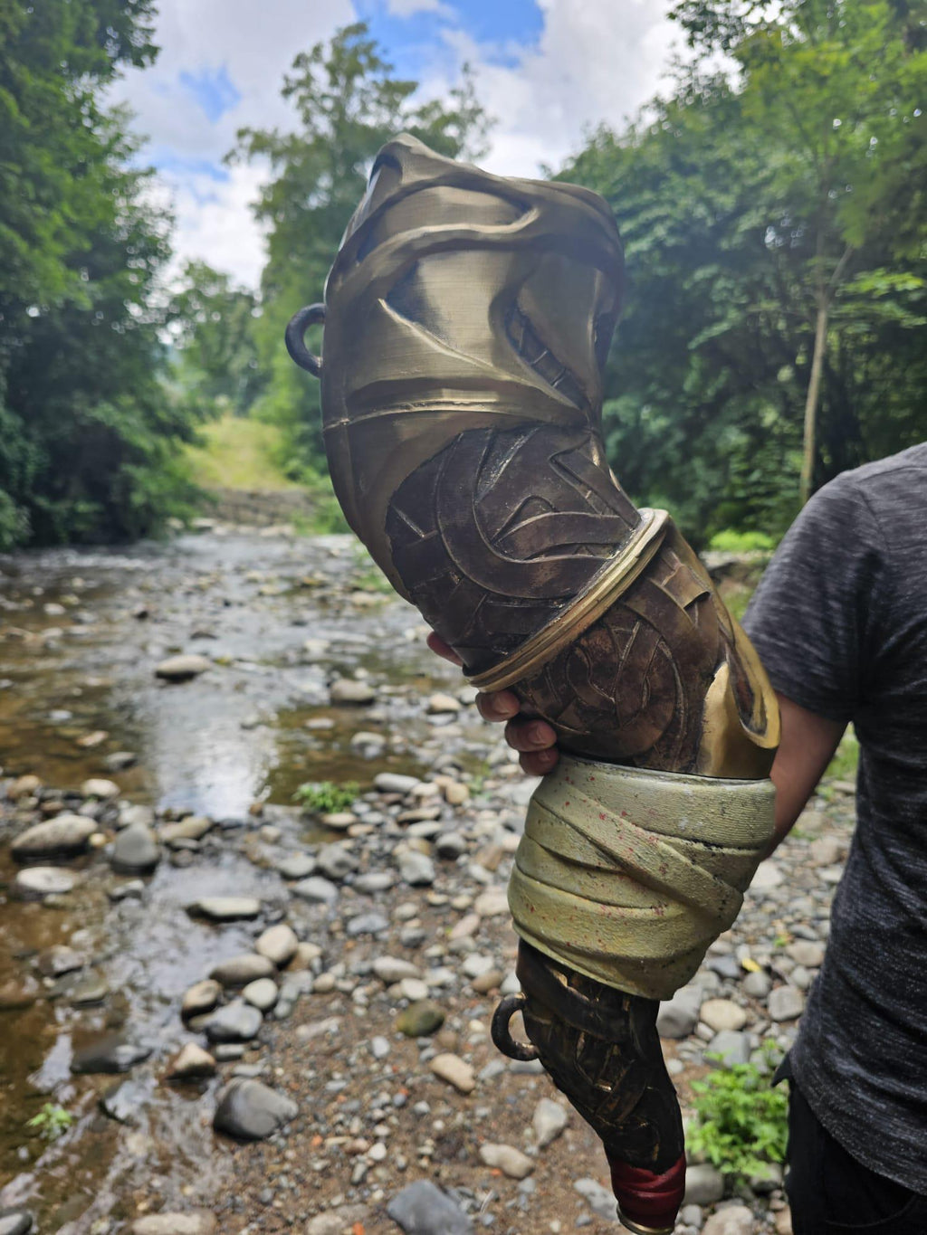 Gjallarhorn cosplay - vue ensemble - OtterCraft