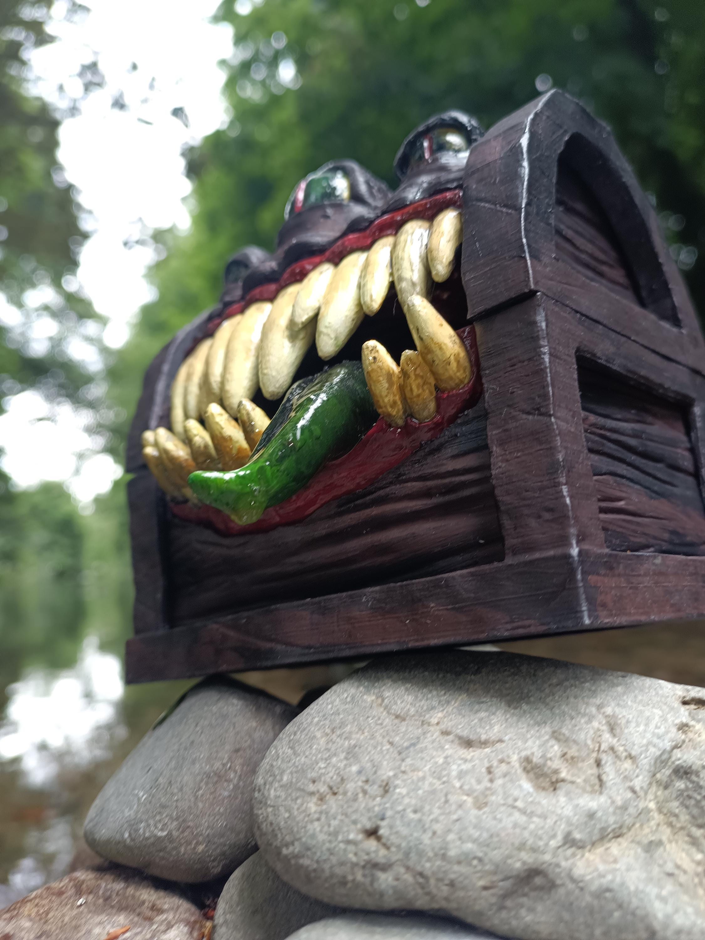 Mimic Box - vue ouverte avec des - OtterCraft