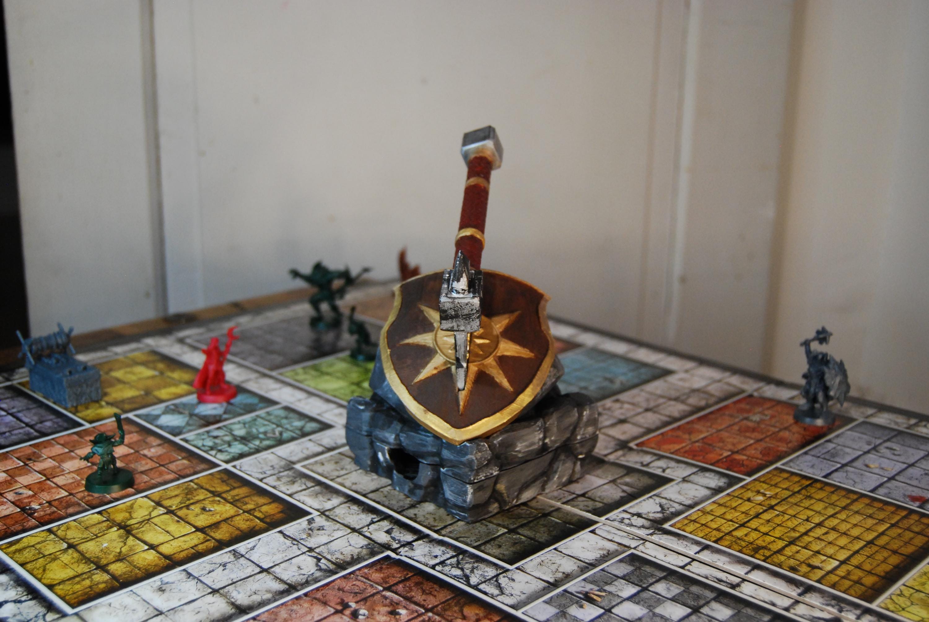 Porte-Stylo Hache Viking Medieval RPG - Scribe de Fer