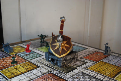 Porte-Stylo Hache Viking Medieval RPG - Scribe de Fer