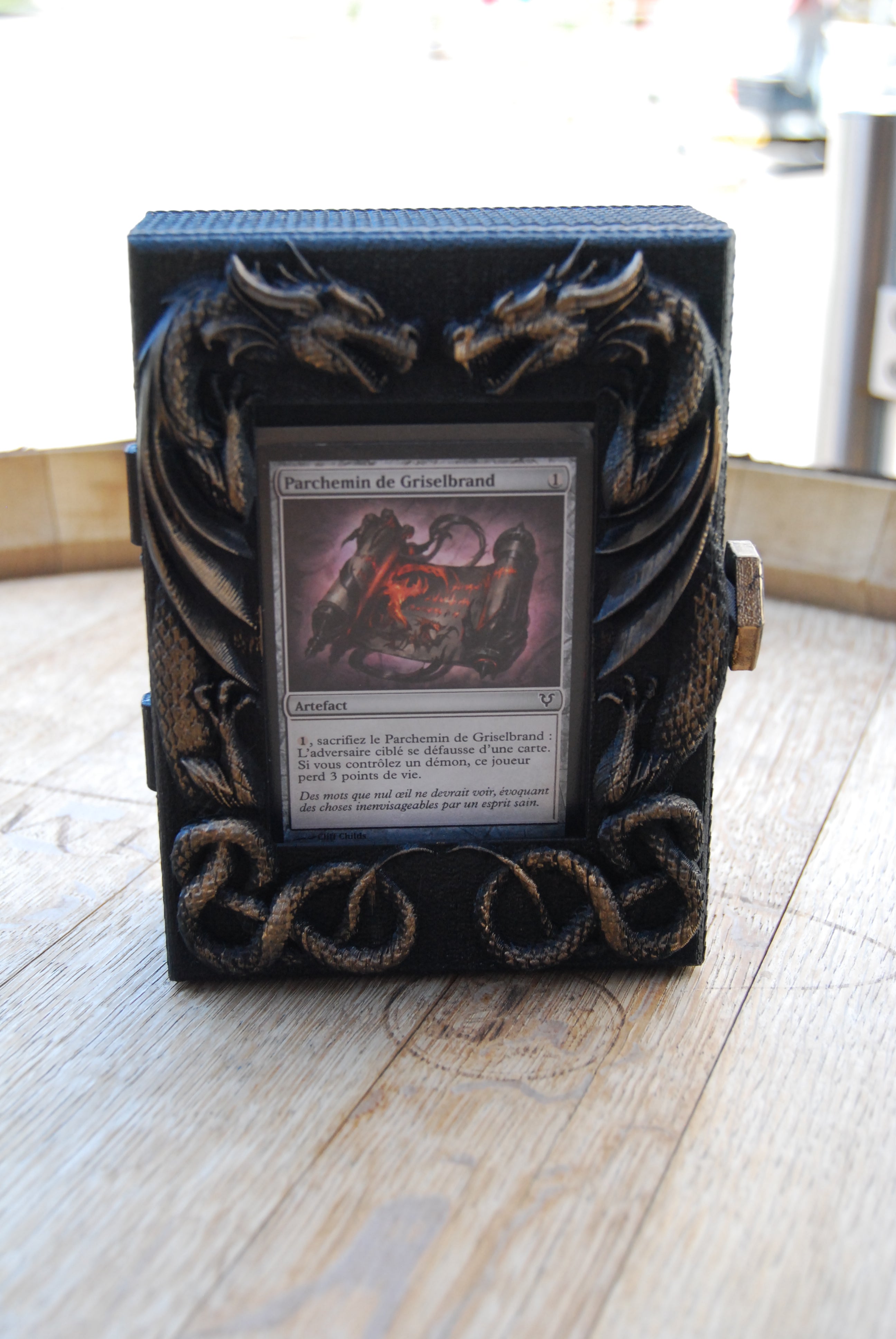 Range-cartes « Dragons Ancestraux » – Compatible TCG (Magic, Pokémon, Lorcana, Yu-Gi-Oh!, etc.)