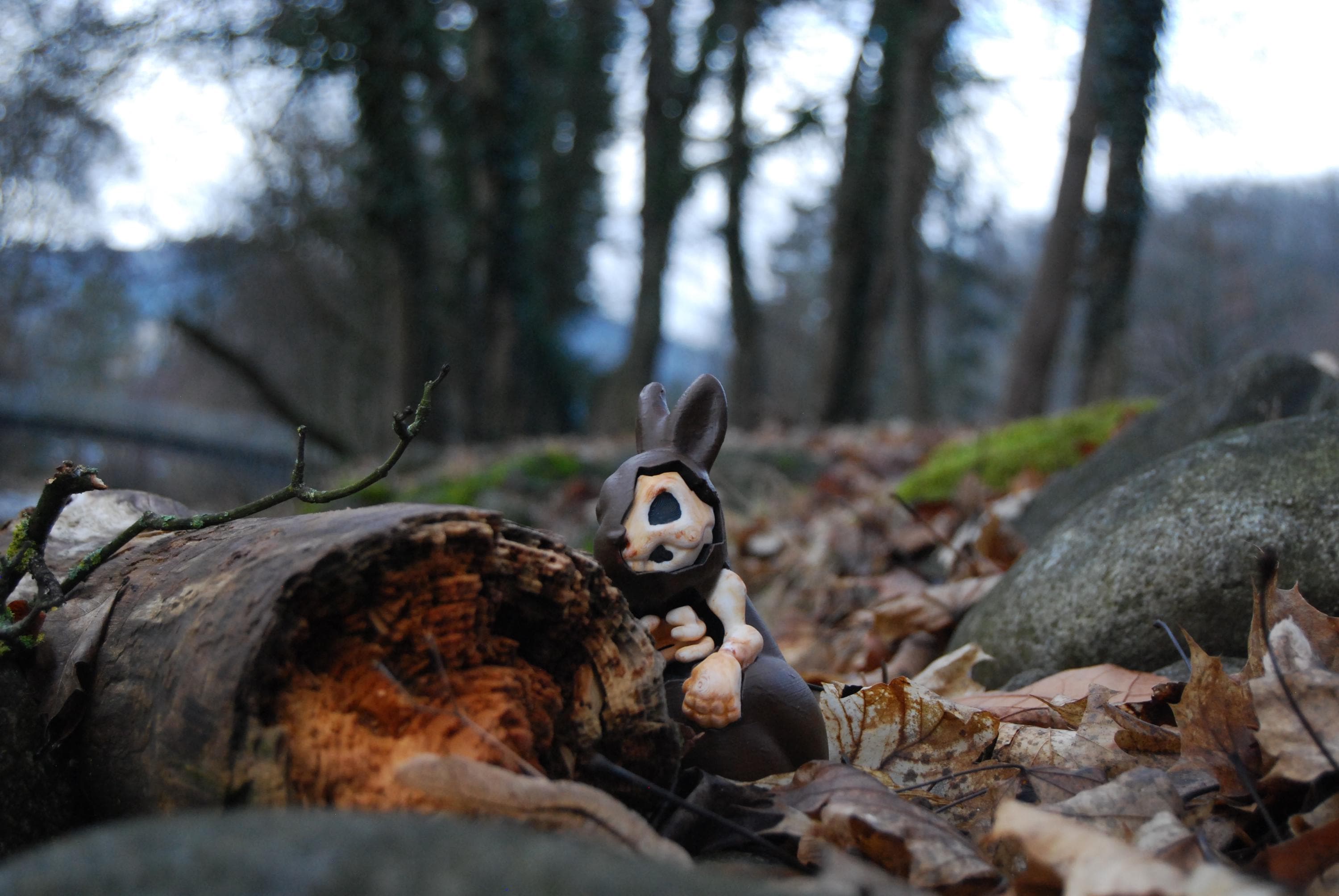 Lapin squelette glauque - vue arriere - OtterCraft