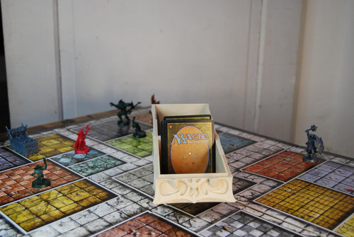 Boite rangement cartes TCG SkeletisDeck - detail os - OtterCraft