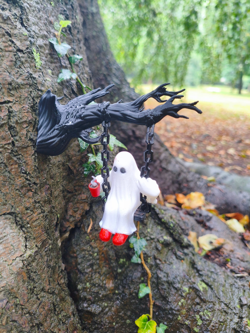Décoration Fantome Spooky - Ghost on a Swing
