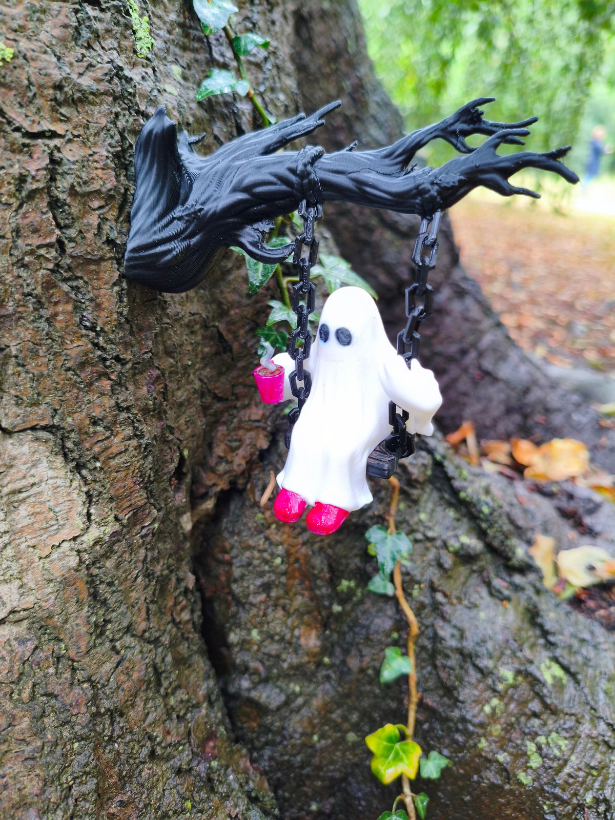 Décoration Fantome Spooky - Ghost on a Swing