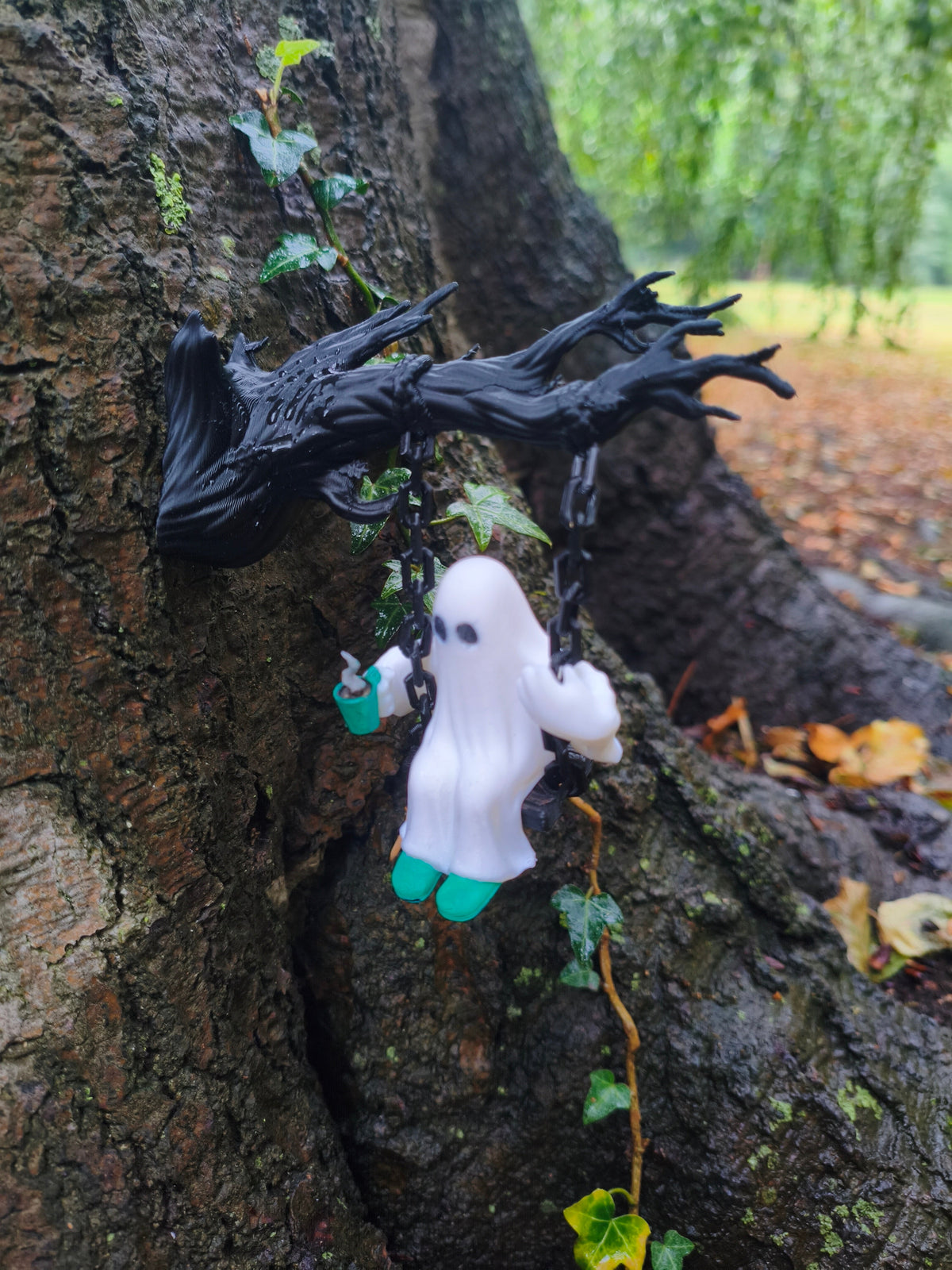 Décoration Fantome Spooky - Ghost on a Swing
